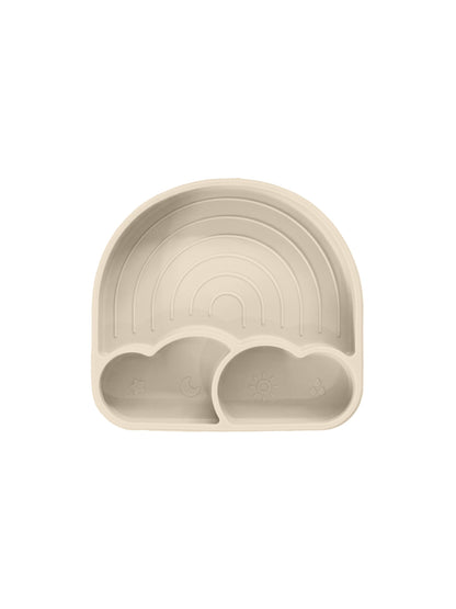Silicone Rainbow Plates With Lid