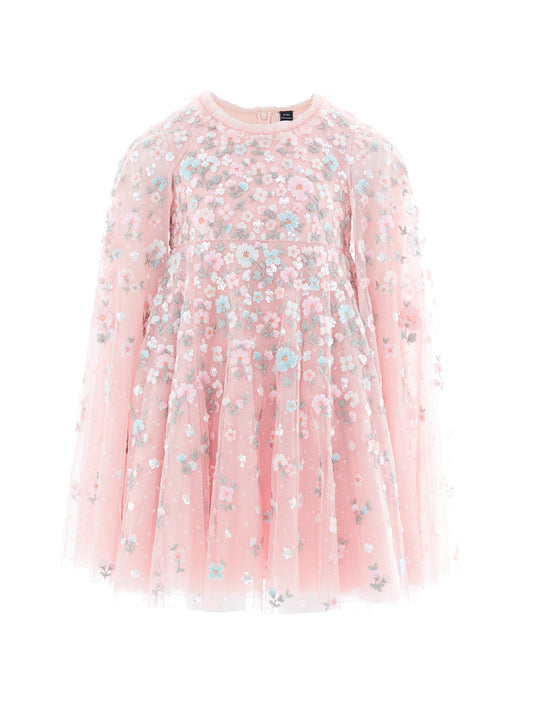 Dahlia Ditsy Cape Kid Dress