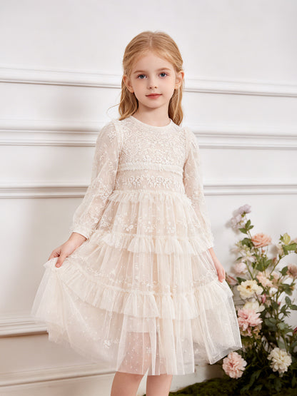Blossom Lace Kids Gown