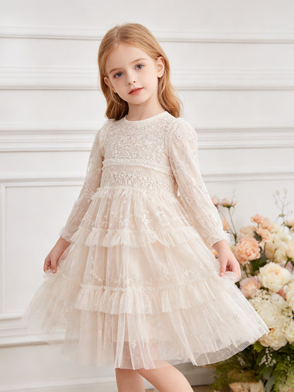 Blossom Lace Kids Gown