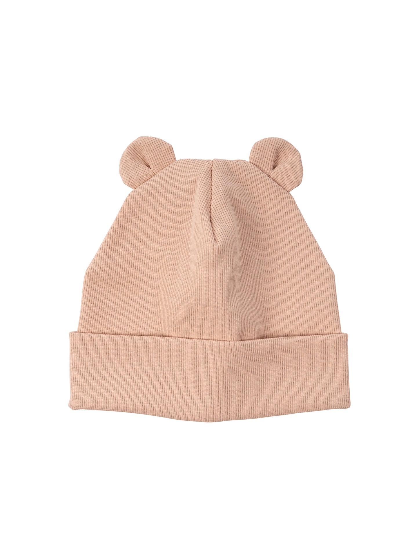 Beanie With Teddy Ears 2X1 Rib (GOTS)