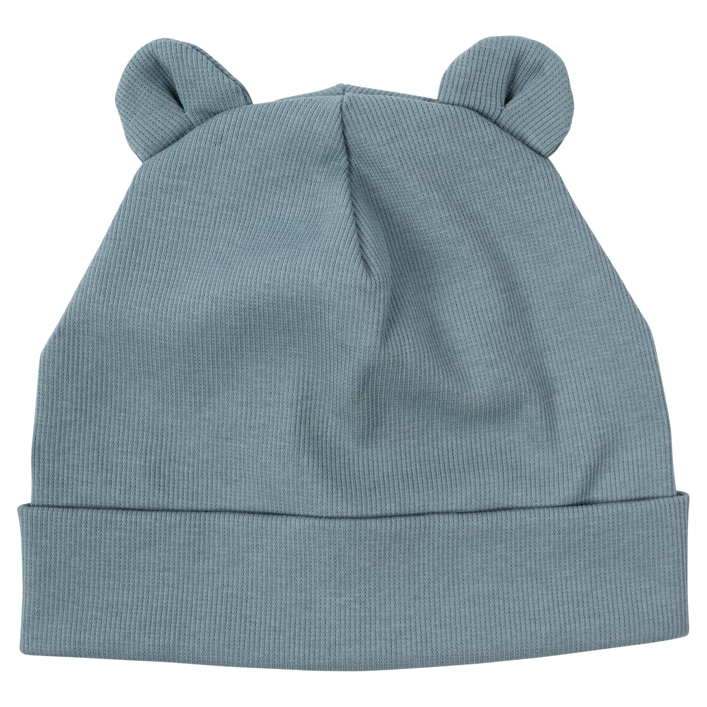 Beanie With Teddy Ears 2X1 Rib (GOTS)