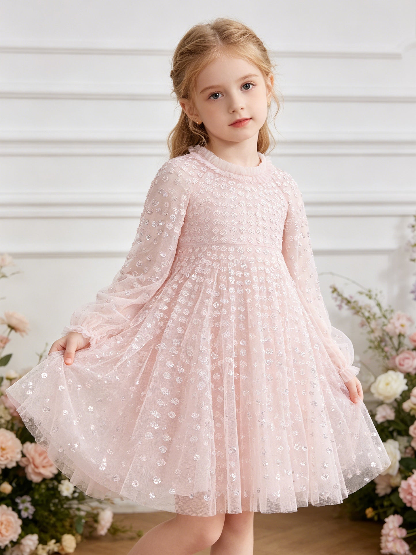 Raindrop Cape Kids Dress