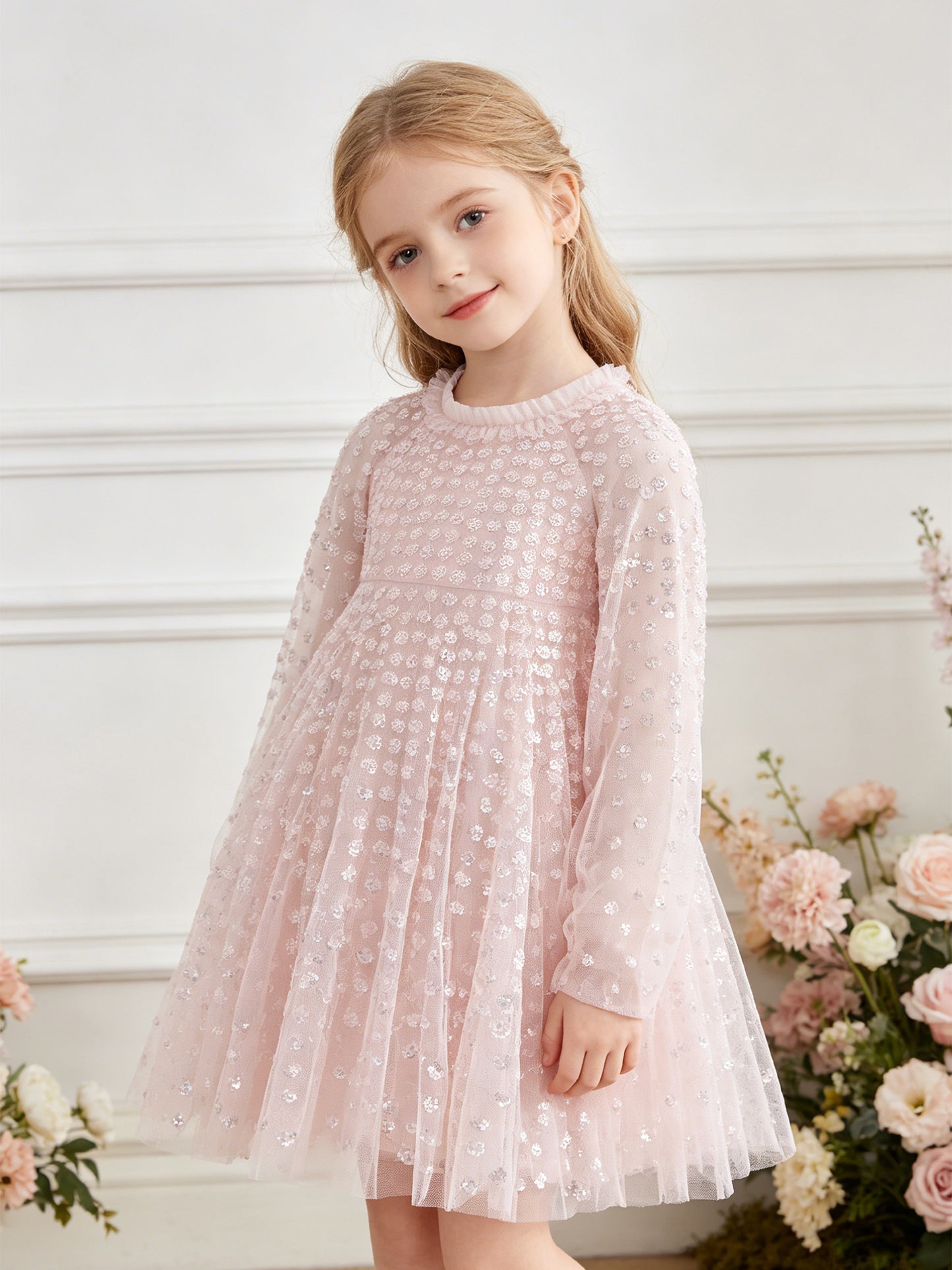 Raindrop Cape Kids Dress