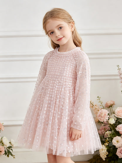 Raindrop Cape Kids Dress