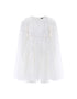 Moonlight Sequin Cape Dress