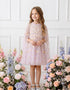Lea Ditsy Cape Dress