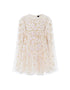 Lea Ditsy Cape Dress