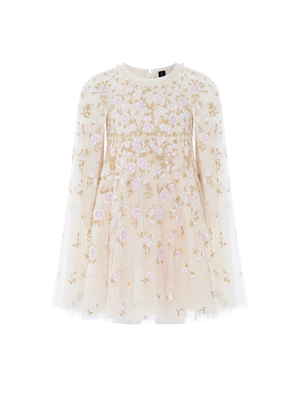 Lea Ditsy Cape Dress