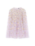 Lea Ditsy Cape Dress