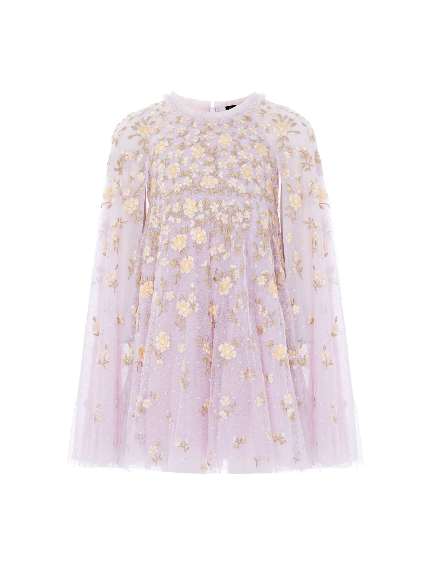 Lea Ditsy Cape Dress