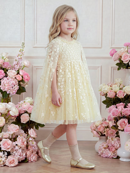 Scatter Blossom Cape Dress