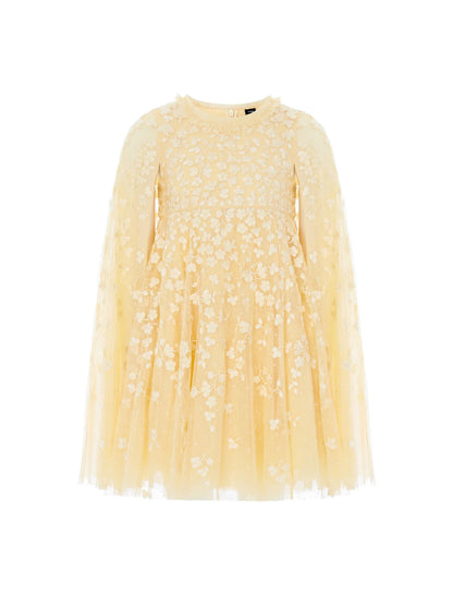 Scatter Blossom Cape Dress