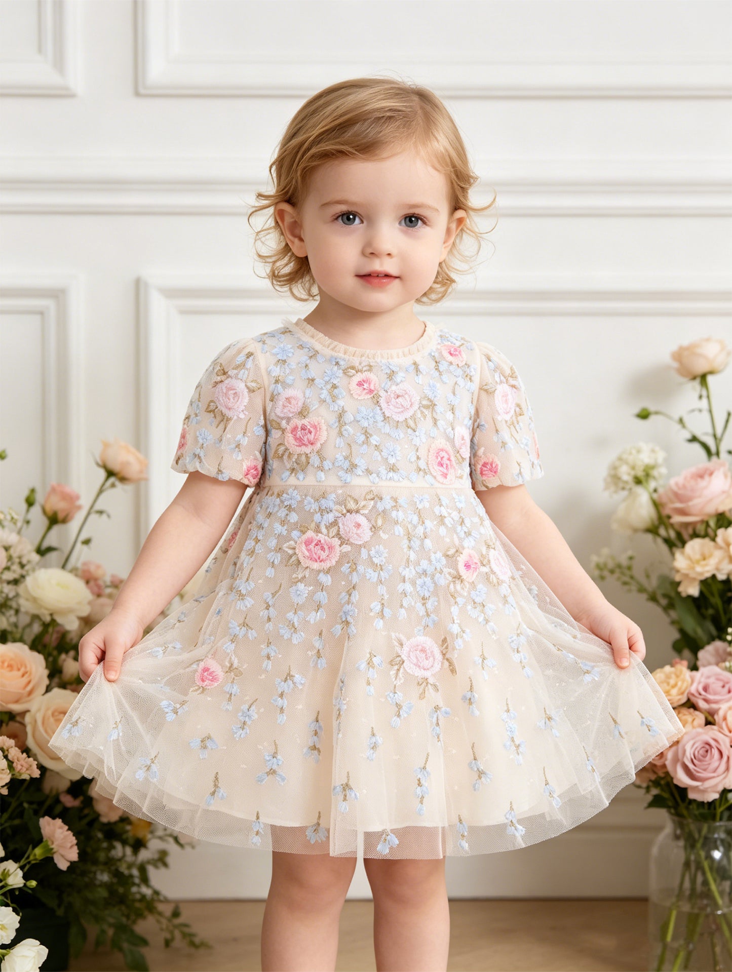 Cressida Embroidery Baby Dress