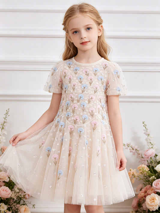 Dandelion Ditsy Kids Dress