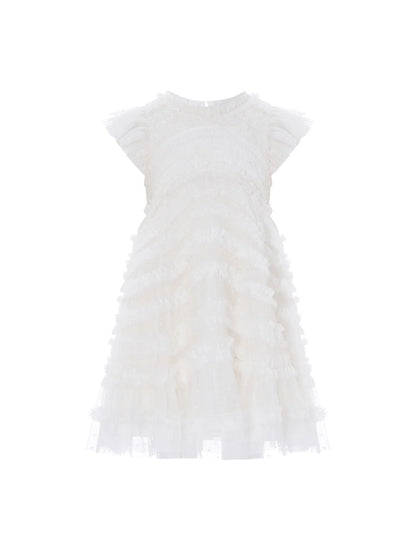 Amara Ruffle Sleeve Dress