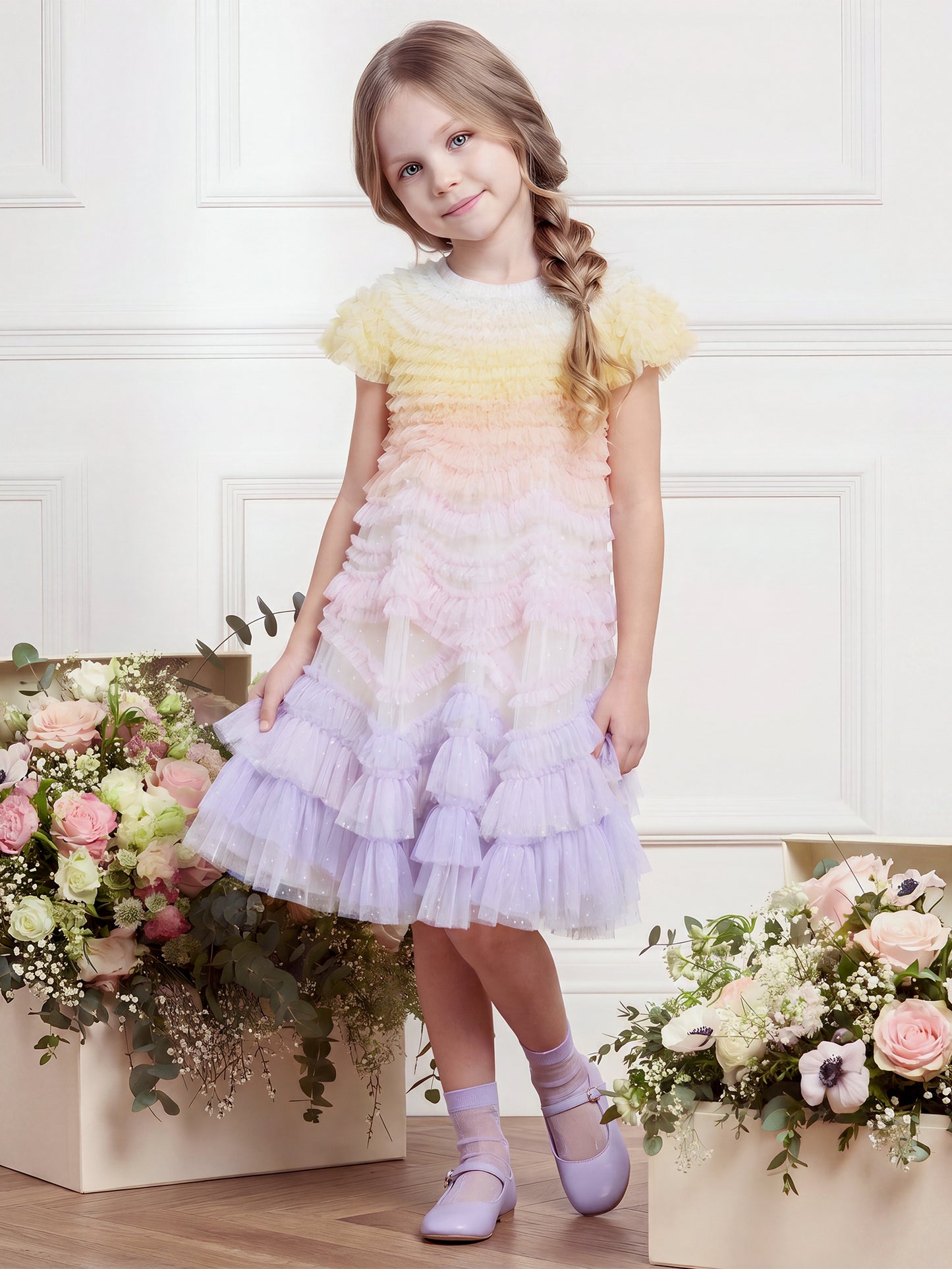 Wild Rose Ombre Dress