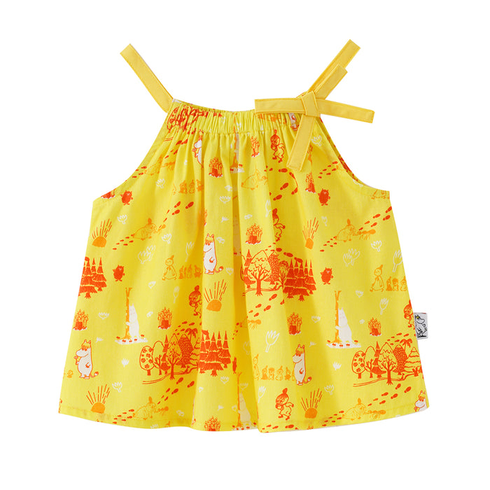Vauva x Moomin SS23 - Baby Girls All Over Print Cotton Top & Bottom Set product image front