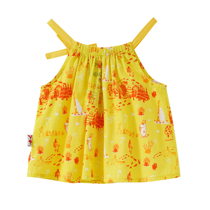 Vauva x Moomin SS23 - Baby Girls All Over Print Cotton Top & Bottom Set product image back