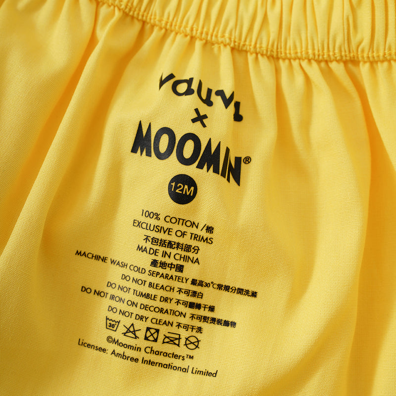 Vauva x Moomin SS23 - Baby Girls All Over Print Cotton Top & Bottom Set product image bottom 3
