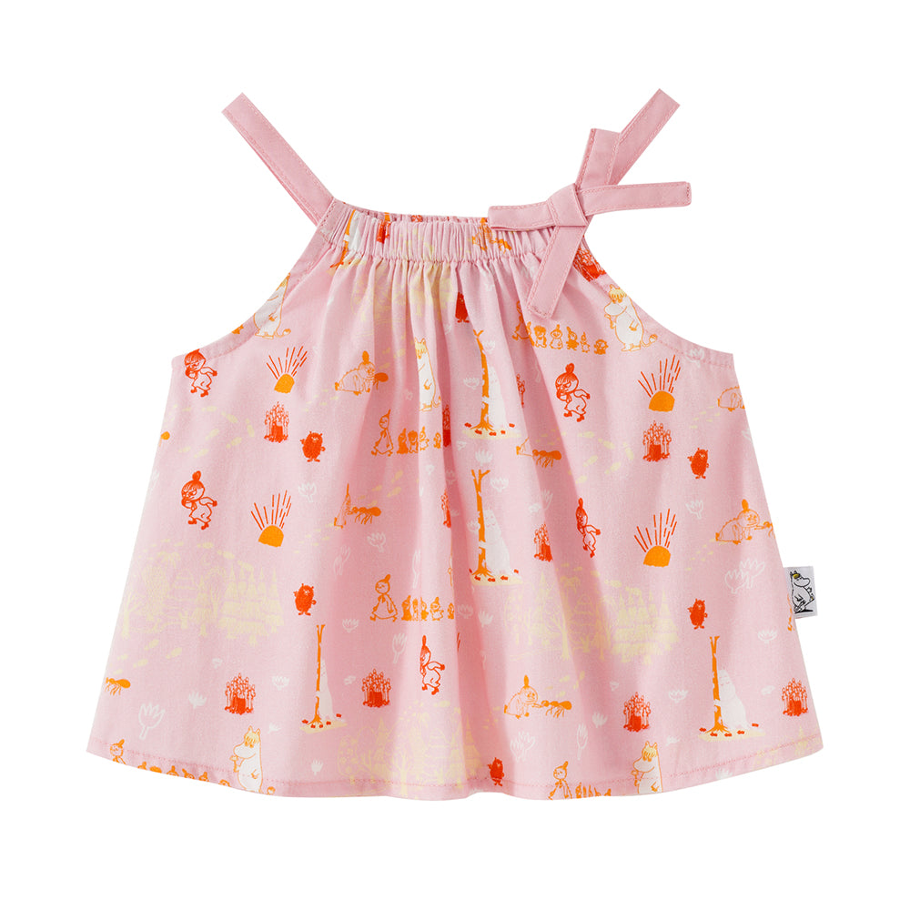 Vauva x Moomin Vauva x Moomin SS23 - Baby Girls All Over Print Cotton Top &amp; Bottom Set Top &amp; Bottom Set