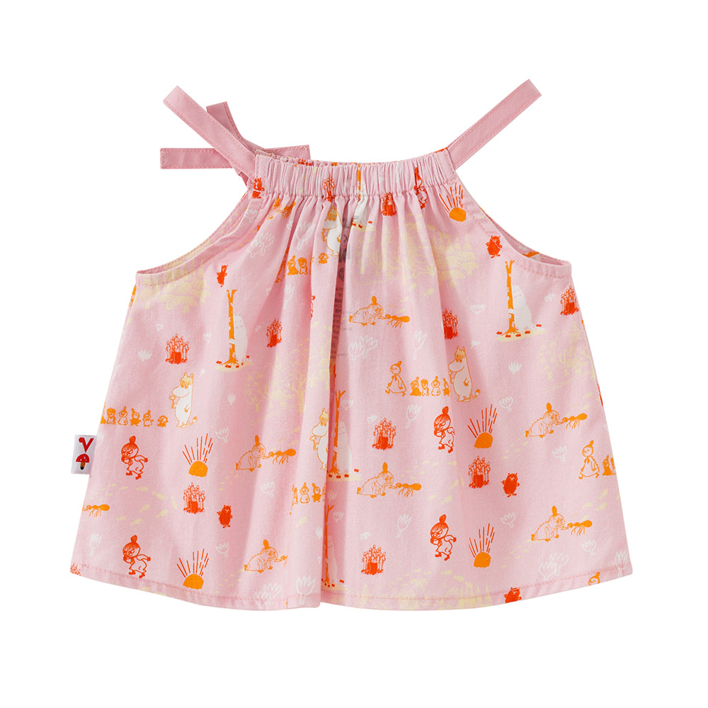 Vauva x Moomin Vauva x Moomin SS23 - Baby Girls All Over Print Cotton Top &amp; Bottom Set Top &amp; Bottom Set