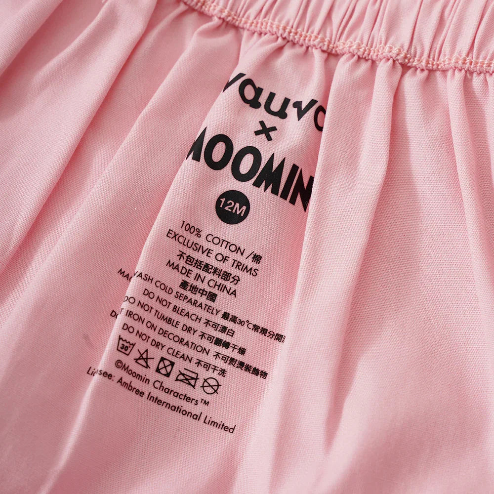 Vauva x Moomin Vauva x Moomin SS23 - Baby Girls All Over Print Cotton Top & Bottom Set Top & Bottom Set
