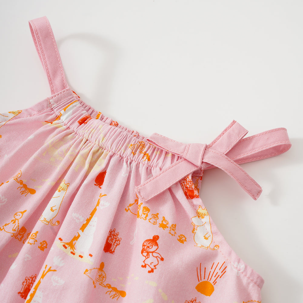 Vauva x Moomin Vauva x Moomin SS23 - Baby Girls All Over Print Cotton Top &amp; Bottom Set Top &amp; Bottom Set