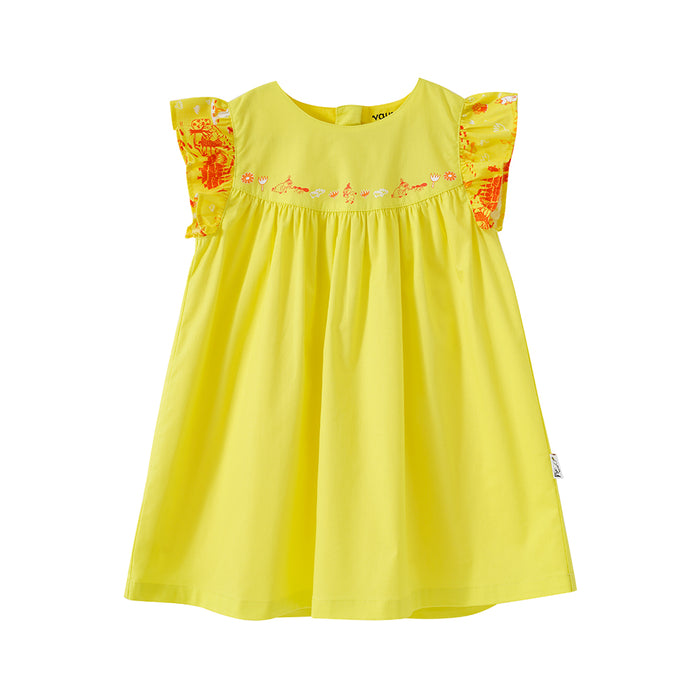 Vauva x Moomin Vauva x Moomin SS23 - Baby Girls Ruffle Cotton Dress Dresses