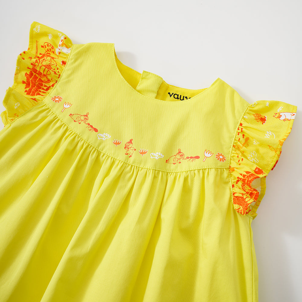 Vauva x Moomin SS23 - Baby Girls Ruffle Cotton Dress product image 1