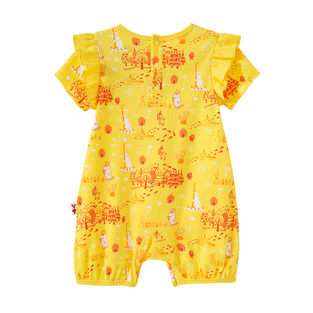 Vauva x Moomin Vauva x Moomin SS23 - Baby Girls All Over Print Cotton Short Sleeves Romper Romper