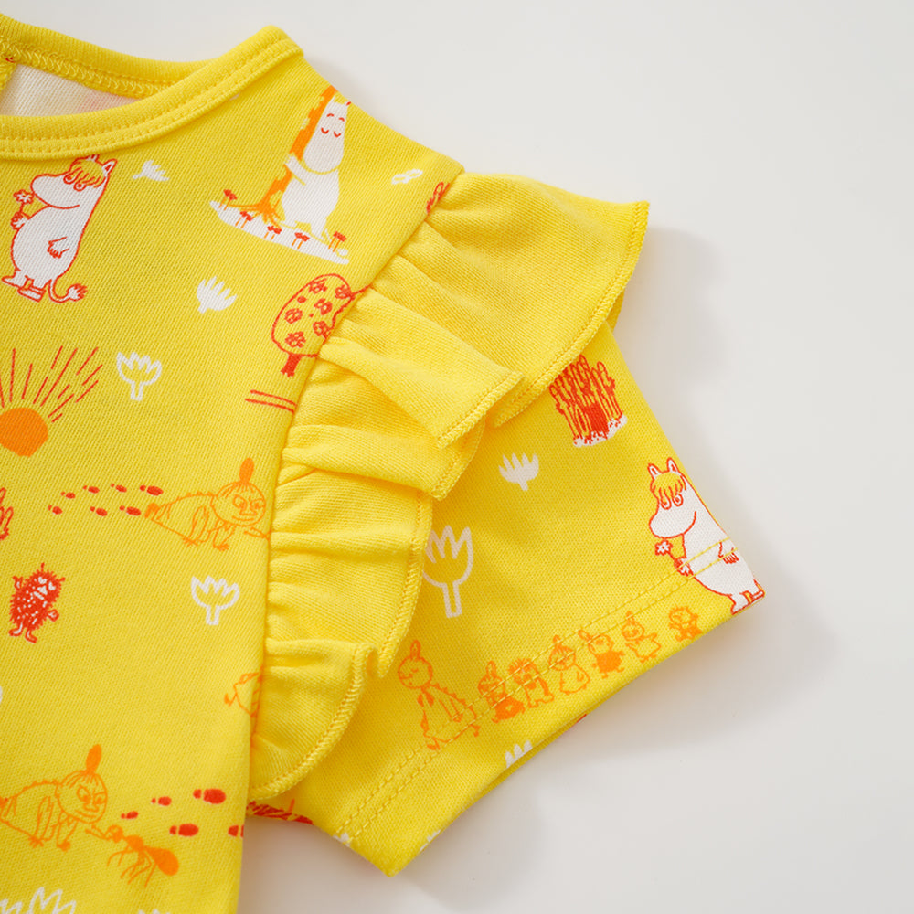 Vauva x Moomin SS23 - Baby Girls All Over Print Cotton Short Sleeves Romper product image 2