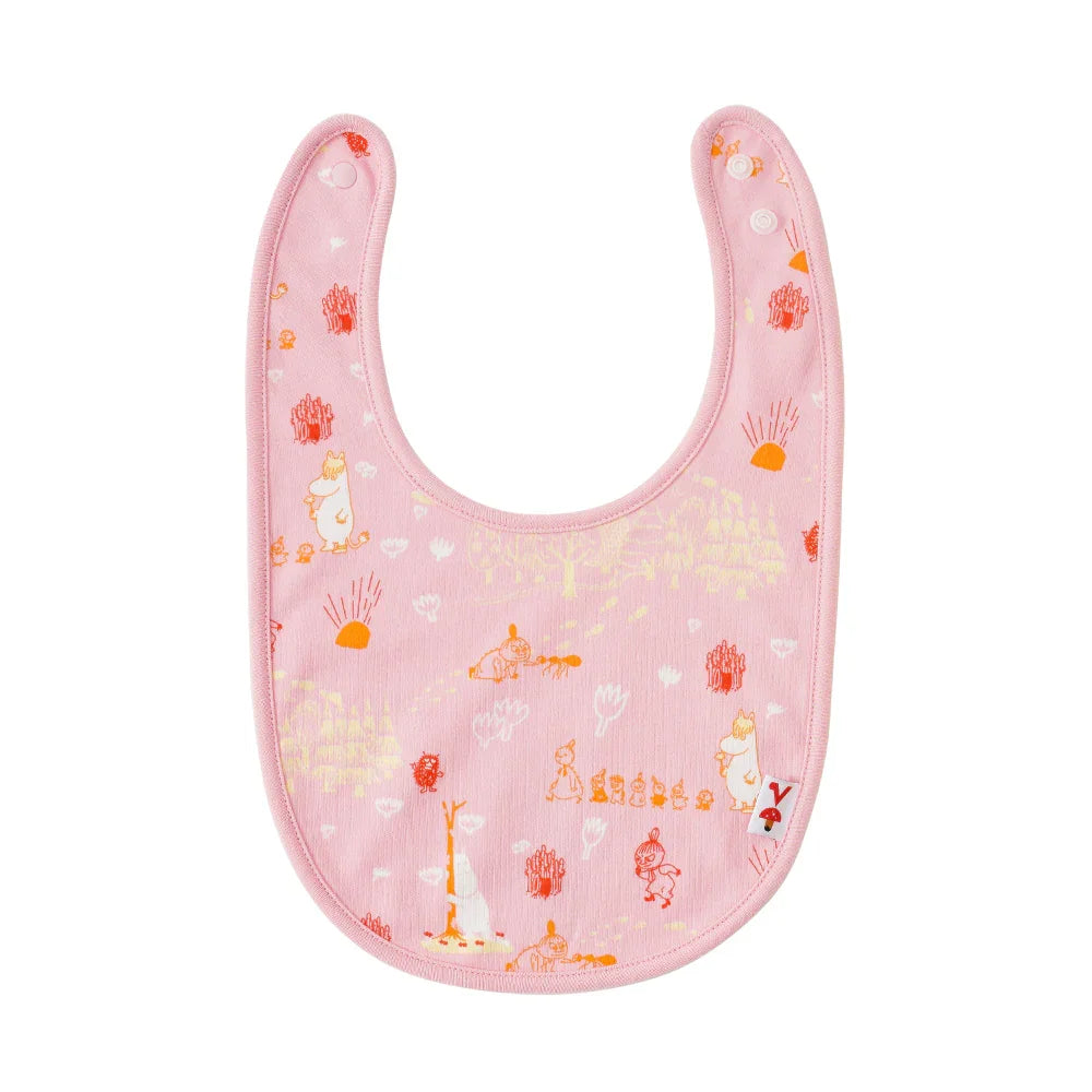 Vauva x Moomin Vauva x Moomin SS23 - Baby Girls All Over Print Cotton Bib Bib