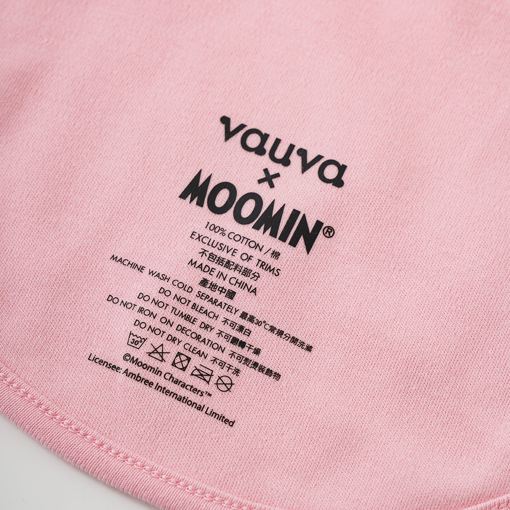 Vauva x Moomin Vauva x Moomin SS23 - Baby Girls All Over Print Cotton Bib Bib