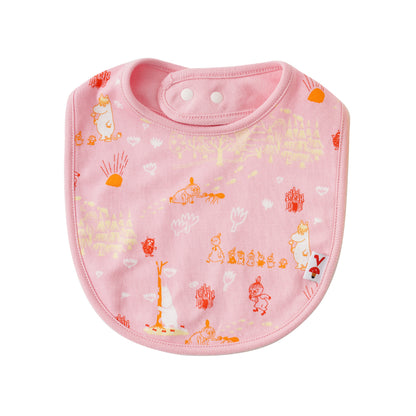 Vauva x Moomin Vauva x Moomin SS23 - Baby Girls All Over Print Cotton Bib Bib