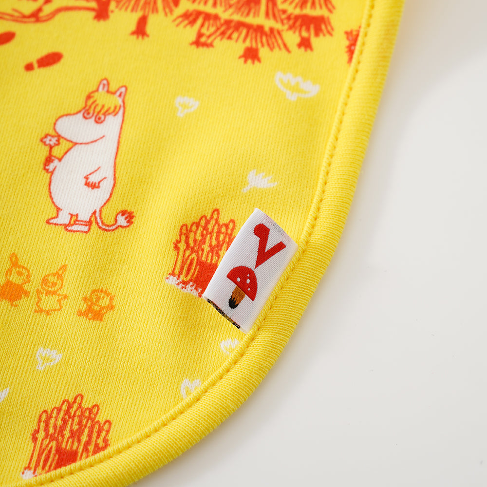 Vauva x Moomin Vauva x Moomin SS23 - Baby Unisex All Over Print Cotton Bib Bib