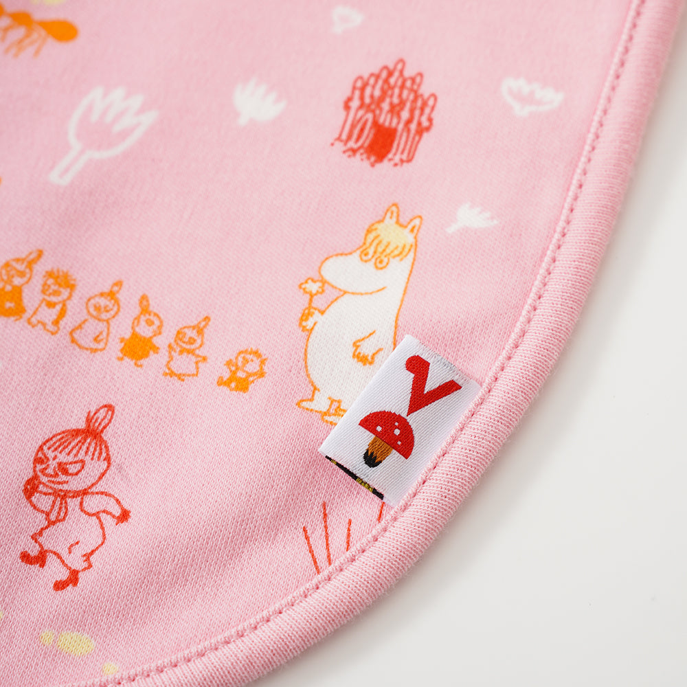 Vauva x Moomin SS23 - Baby Girls All Over Print Cotton Bib product image 5