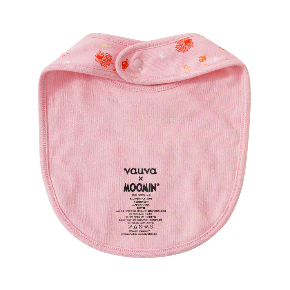 Vauva x Moomin Vauva x Moomin SS23 - Baby Girls All Over Print Cotton Bib Bib