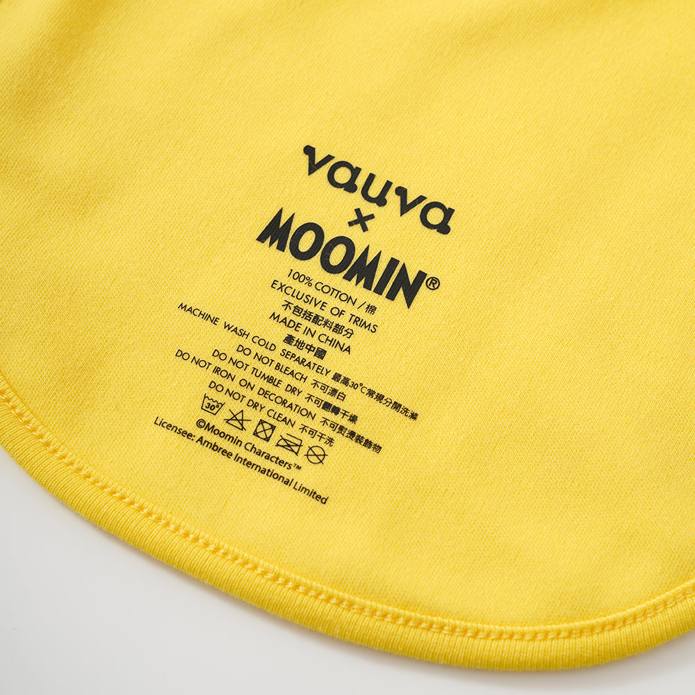 Vauva x Moomin Vauva x Moomin SS23 - Baby Unisex All Over Print Cotton Bib Bib