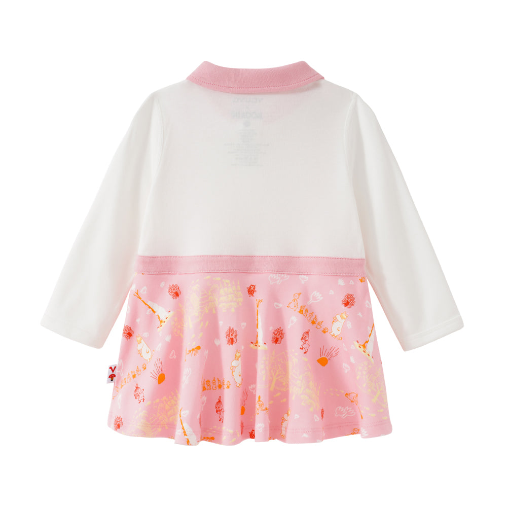 Vauva x Moomin Vauva x Moomin SS23 - Baby Girls Moomin Print Cotton Long Sleeves Bodysuit Bodysuit