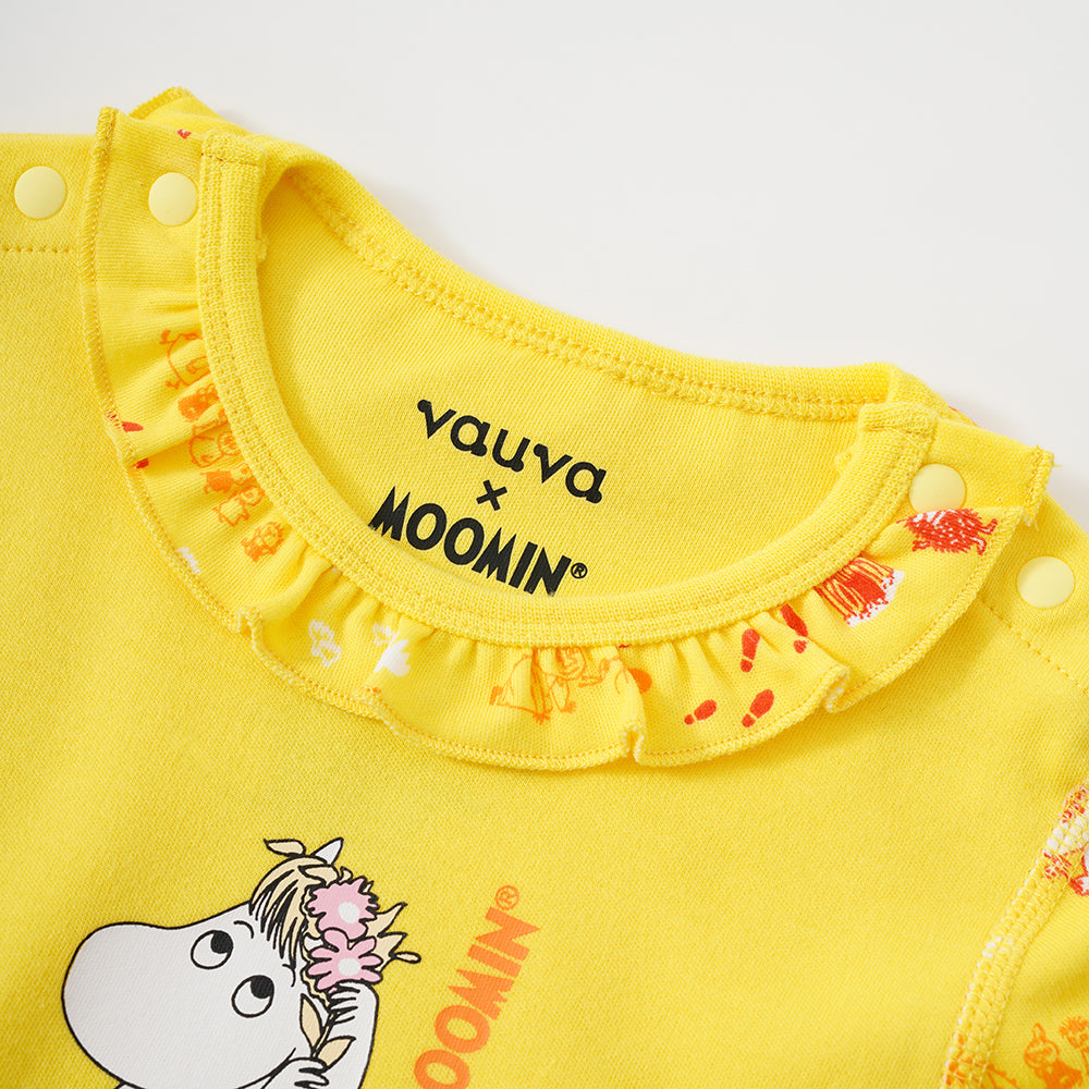 Vauva x Moomin Vauva x Moomin SS23 - Baby Girls Moomin Print Cotton Long Sleeves Bodysuit Bodysuit