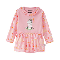 Vauva x Moomin SS23 - Baby Girls Moomin Print Cotton Long Sleeves Bodysuit