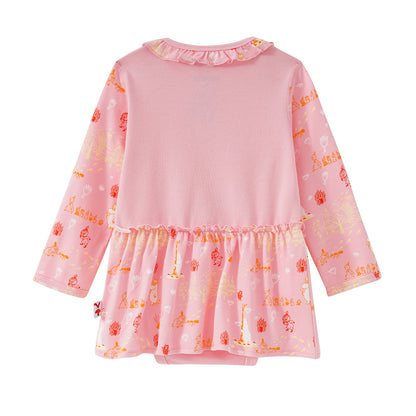 Vauva x Moomin Vauva x Moomin SS23 - Baby Girls Moomin Print Cotton Long Sleeves Bodysuit Bodysuit