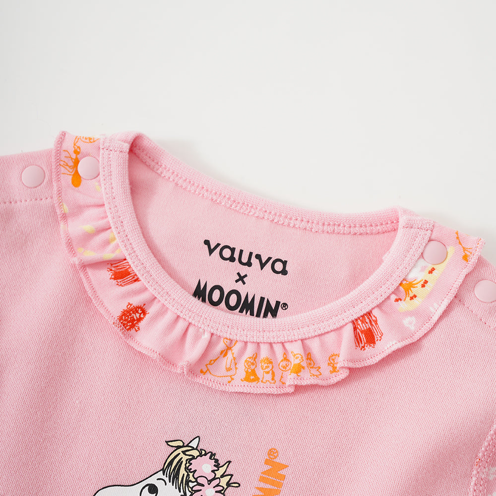 Vauva x Moomin Vauva x Moomin SS23 - Baby Girls Moomin Print Cotton Long Sleeves Bodysuit Bodysuit