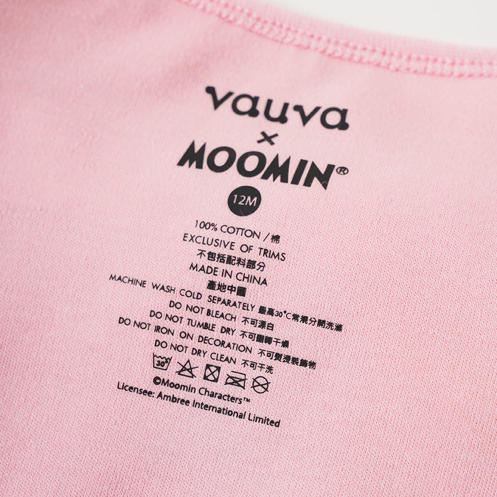 Vauva x Moomin Vauva x Moomin SS23 - Baby Girls Moomin Print Cotton Long Sleeves Bodysuit Bodysuit