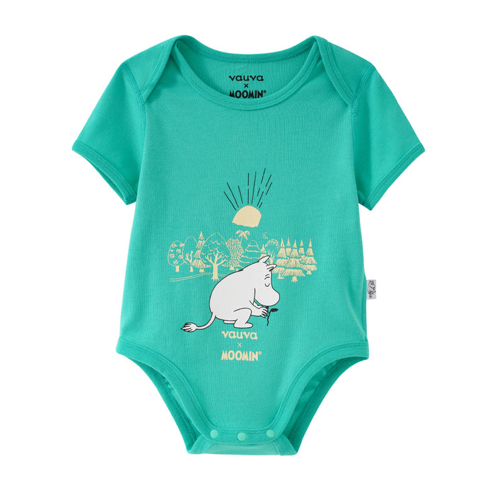 Vauva x Moomin SS23 - Baby Unisex Moomin Print Cotton Short Sleeves Bodysuit