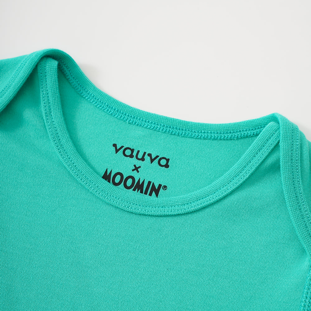 Vauva x Moomin SS23 - Baby Unisex Moomin Print Cotton Short Sleeves Bodysuit product image 1