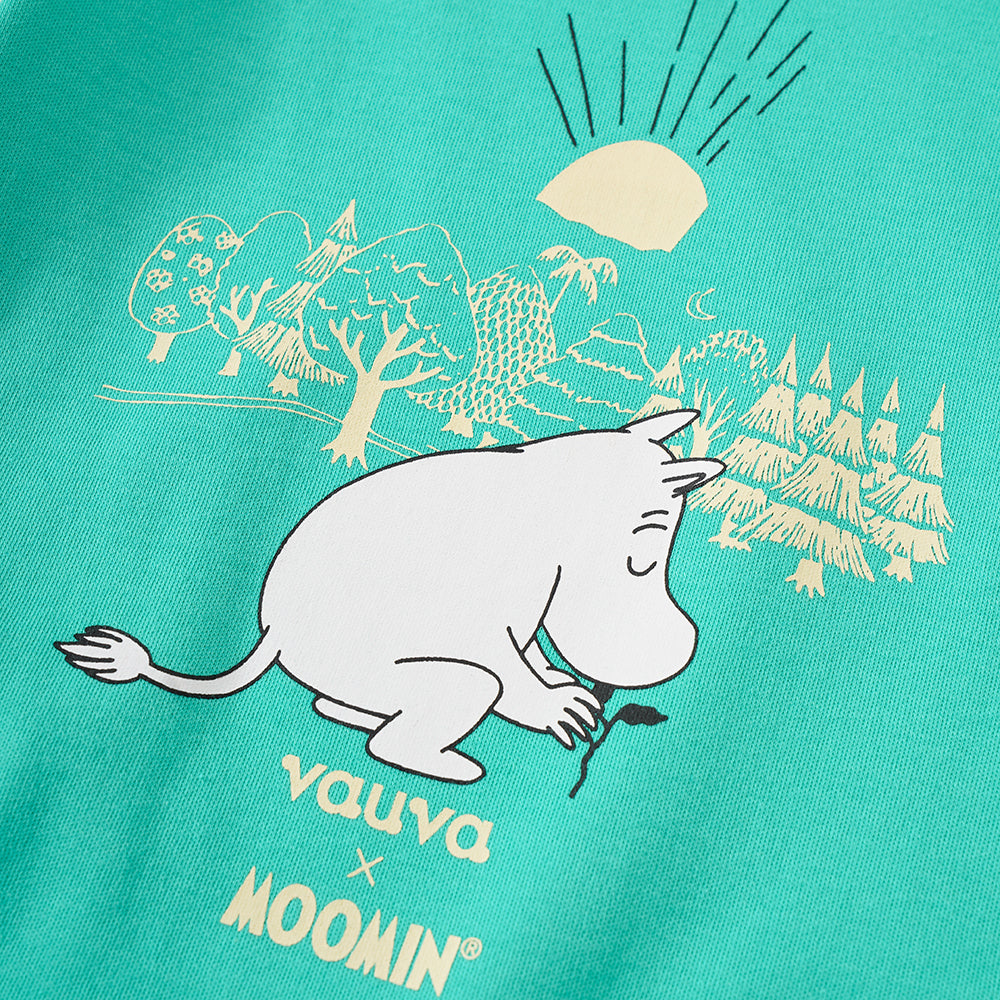 Vauva x Moomin Vauva x Moomin SS23 - Baby Unisex Moomin Print Cotton Short Sleeves Bodysuit Bodysuit