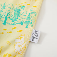 Vauva x Moomin SS23 - Baby Unisex All Over Print Cotton Long Sleeves Wrap Bodysuit (Yellow) product image 2