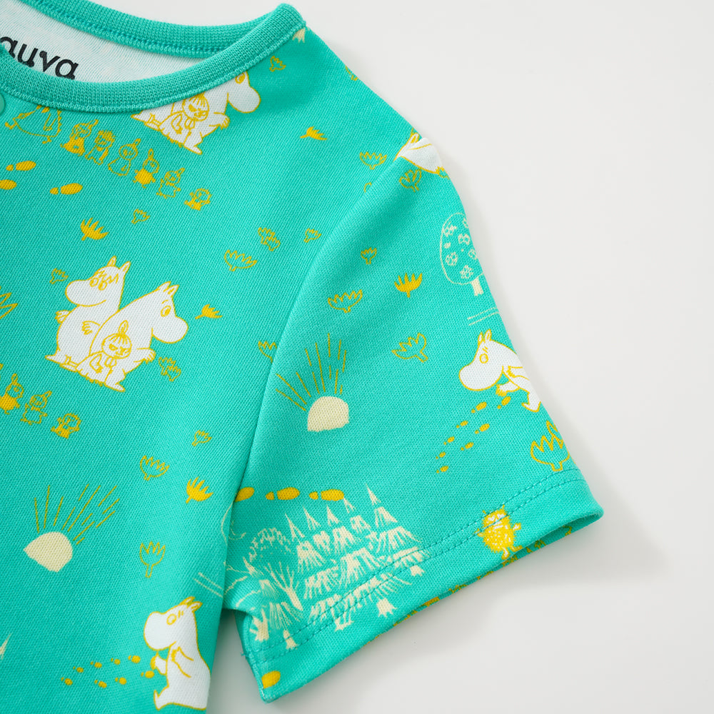 Vauva x Moomin SS23 - Baby Unisex All Over Print Cotton Short Sleeves Romper product image 2